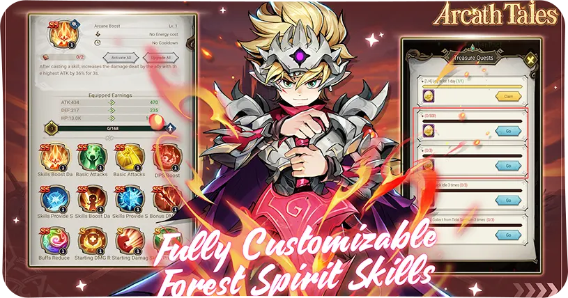 Fully Customizable Forest Spirit Skills