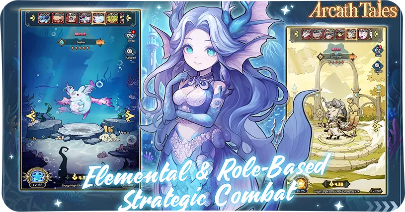 Elemental & Role-Based Strategic Combat